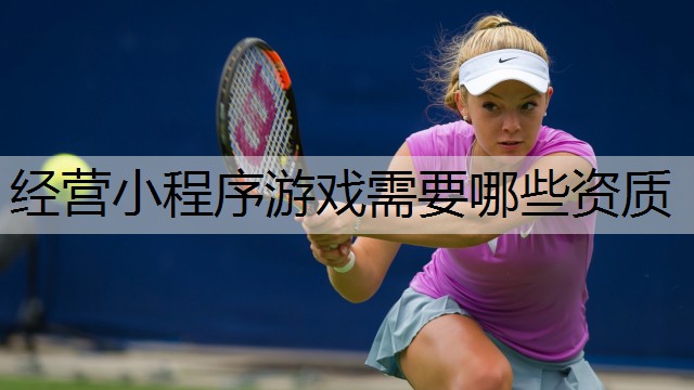 经营小程序游戏需要哪些资质